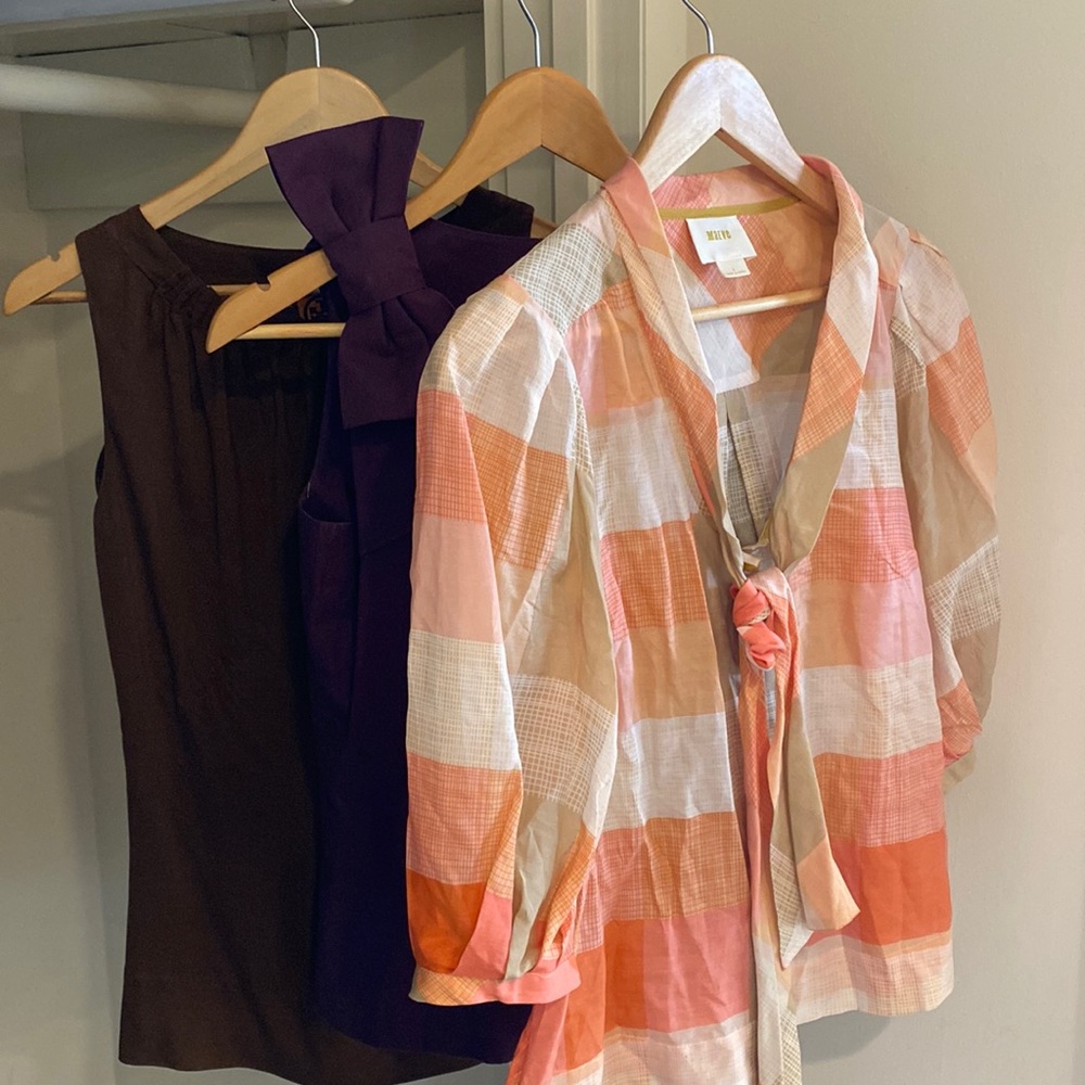 Lot of three designer blouses